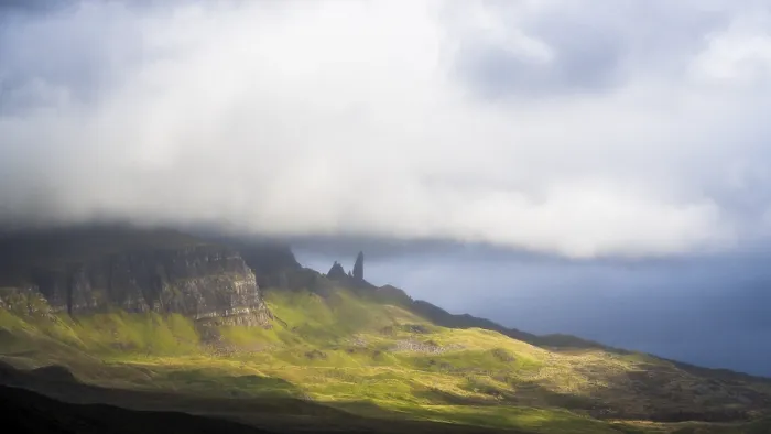 Framed Print : Old Man of Storr Print, Isle of Skye, Scotland Framed Print : Old Man of Storr Print, Isle of Skye, Scotland