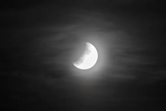 Framed Print : Partial Lunar Eclipse Print, Stuttgart, Germany 16.07.2019 Framed Print : Partial Lunar Eclipse Print, Stuttgart, Germany 16.07.2019