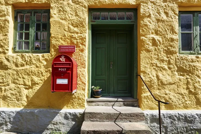 Framed Print : Christianso Post Office Print, Bornholm, Denmark Framed Print : Christianso Post Office Print, Bornholm, Denmark