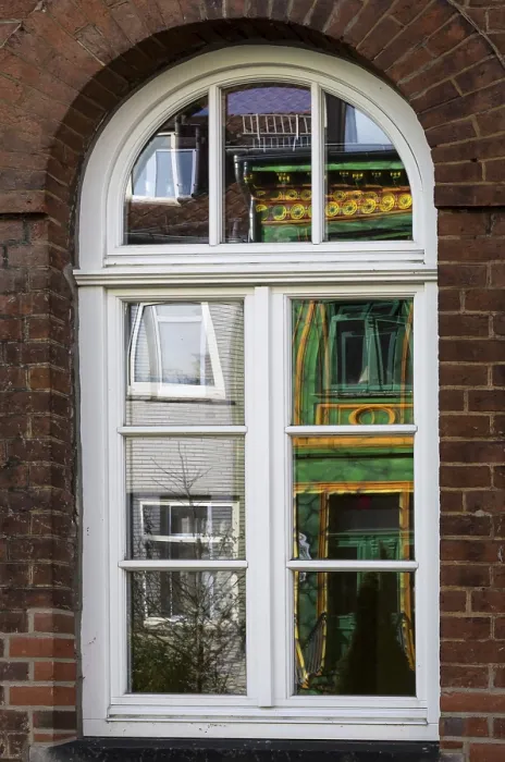 Framed Print : Reflection in the Window Print