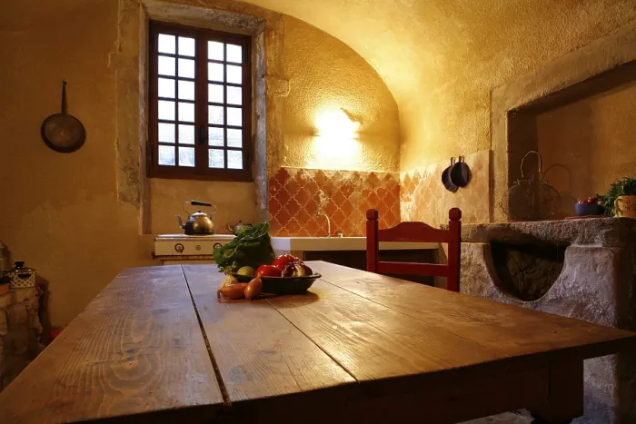 Framed Print : Rustic Kitchen Print Framed Print : Rustic Kitchen Print