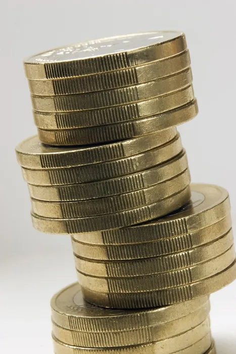 Framed Print : Stack of Coins Print Framed Print : Stack of Coins Print