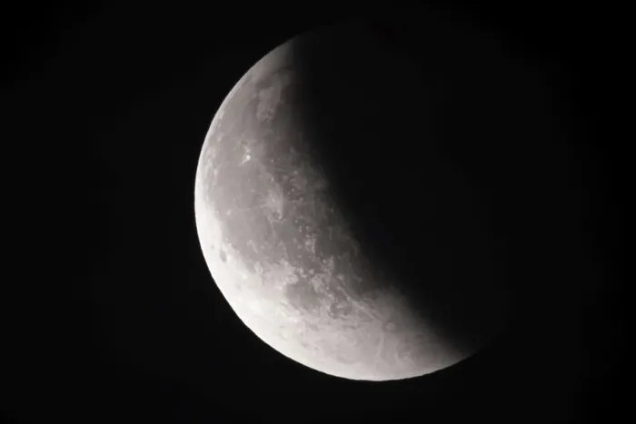 Framed Print : Total Lunar Eclipse Print - Blood Moon Over Frankfurt Framed Print : Total Lunar Eclipse Print - Blood Moon Over Frankfurt
