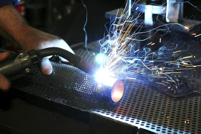 Framed Print : Welding Print
