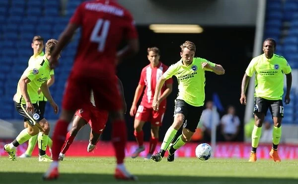 Dale Stephens in Action: Brighton & Hove Albion vs Sevilla FC (02.08.2015)