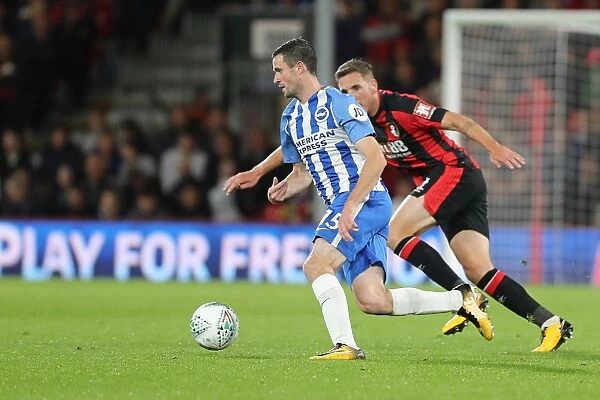 Jamie Murphy in Action: Brighton and Hove Albion vs. AFC Bournemouth, EFL Cup 2017