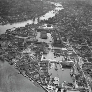 Shadwell Basin Print, 1963 Aerial View Shadwell Basin Print, 1963 Aerial View