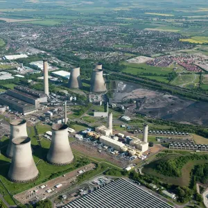 Didcot Power Station Aerial Print, Oxfordshire Didcot Power Station Aerial Print, Oxfordshire