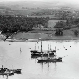 Prints of Aerial Views of England - Landscapes, Cities and Heritage from Above: Maritime Heritage - Aerial Views of England