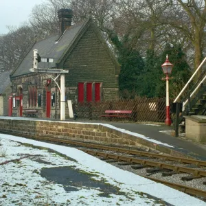 Building on north platform, Darleydale Station