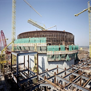 Building Power Stations Fine Art Print Collection: Building Sizewell B