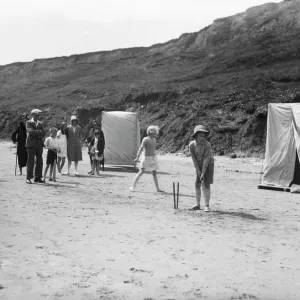 Cricket on Filey beach WSA01_01_G0584