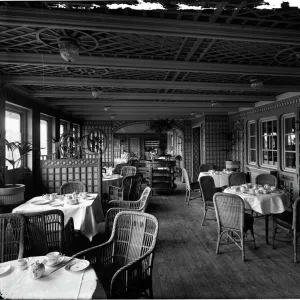 Print of Cafe Parisien, RMS Olympic Print of Cafe Parisien, RMS Olympic