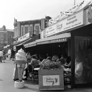Print of Dining Al Fresco at CAFE ST GERMAIN in Lambeth Print of Dining Al Fresco at CAFE ST GERMAIN in Lambeth