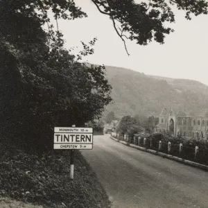 Tintern Abbey Print: A north-west view of the Cistercian abbey ruins Tintern Abbey Print: A north-west view of the Cistercian abbey ruins