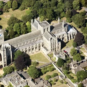 Peterborough Cathedral Print, a photograph of the cathedral's exterior
