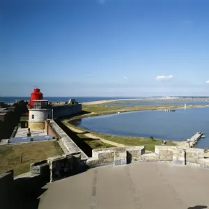 Hurst Castle Print, View from Central Tower