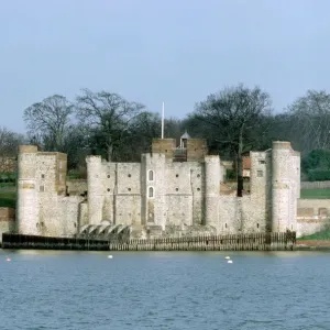 Upnor Castle Print: View from across the Medway River