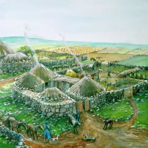 Chysauster Ancient Village Print