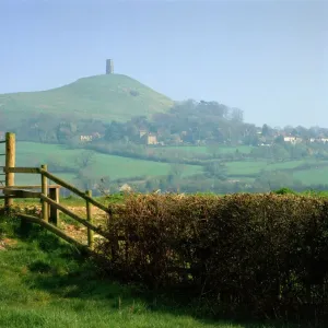 Glastonbury Tor Print: North-facing View