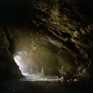 Merlin's Cave Print at Tintagel Castle, Cornwall