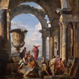 Panini Print of St Paul Preaching at Athens Panini Print of St Paul Preaching at Athens