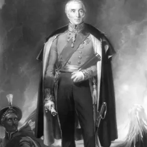 Duke of Wellington Print, Engraving in Field Marshal Uniform Duke of Wellington Print, Engraving in Field Marshal Uniform