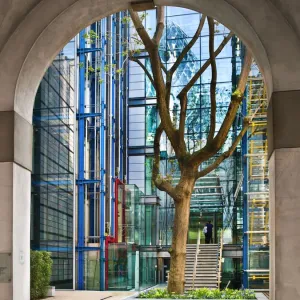 London Tree Print DP131915, Fenchurch Street Entrance Porch London Tree Print DP131915, Fenchurch Street Entrance Porch