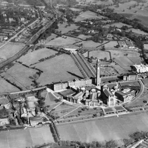 Print of Birmingham University, Edgbaston campus in 1938 Print of Birmingham University, Edgbaston campus in 1938