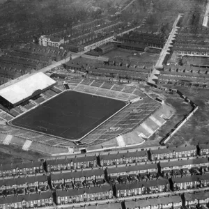 Maine Road Stadium Aerial Print 1923 Maine Road Stadium Aerial Print 1923