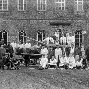 Kingston Lisle House Print, c. 1900, Restoration Scene Kingston Lisle House Print, c. 1900, Restoration Scene
