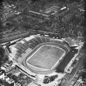 Print of Stamford Bridge Stadium, London Print of Stamford Bridge Stadium, London