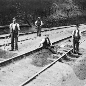 Bodmin Road Station Track Repairs Print Bodmin Road Station Track Repairs Print