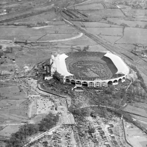 Wembley Stadium Aerial Print 1923 Wembley Stadium Aerial Print 1923