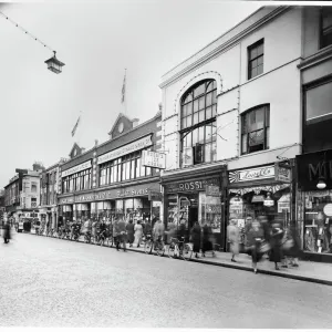 Southend High Street Print, October 1938 Southend High Street Print, October 1938