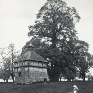 Oddingley Dovecote Print, platinum Oddingley Dovecote Print, platinum