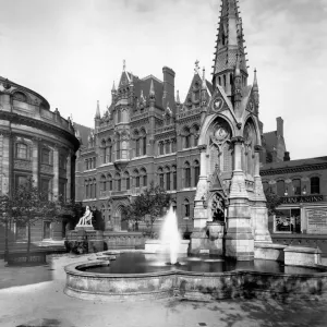 Chamberlain Square Print, Birmingham Chamberlain Square Print, Birmingham