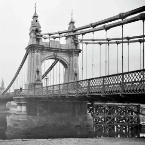 Hammersmith Bridge Print, 1895 Hammersmith Bridge Print, 1895