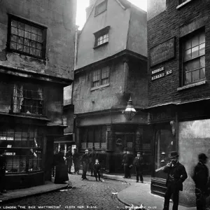 Victorian London Print: Cloth Fair Scene Victorian London Print: Cloth Fair Scene