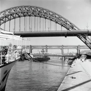 Print of the Tyne Bridges, Newcastle upon Tyne