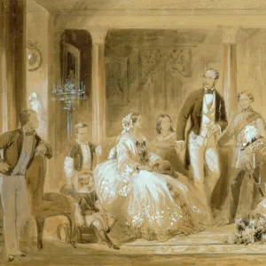 Janet - Royal Family in the Dining Room at Osborne House K020862