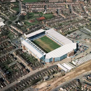 Highfield Road Print: Aerial view of Coventry City's former stadium Highfield Road Print: Aerial view of Coventry City's former stadium