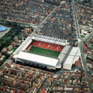 Anfield Stadium Aerial Print (1998) Anfield Stadium Aerial Print (1998)