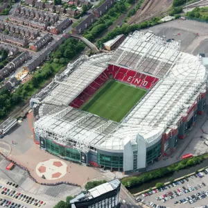 Prints of Aerial Views of England - Landscapes, Cities and Heritage from Above: Football Grounds - Aerial Views
