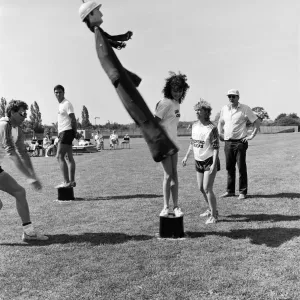 Swinging dummy print, Laing Sports Ground event Swinging dummy print, Laing Sports Ground event