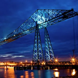 Popular Themes Framed Print Collection: Tees Transporter Bridge