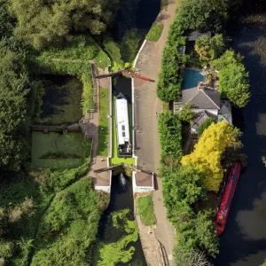Prints of Transport and Waterways in England - Railways, Canals and Roads: Inland Waterways