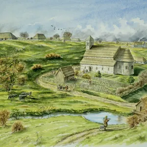 Wharram Percy Medieval Village J890258