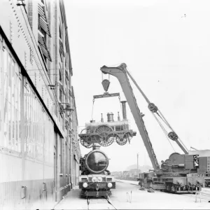 No 6000 King George V and North Star outside Swindon Works, June 1927