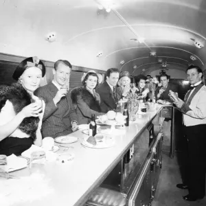 GWR Buffet Car Print, c1930s GWR Buffet Car Print, c1930s